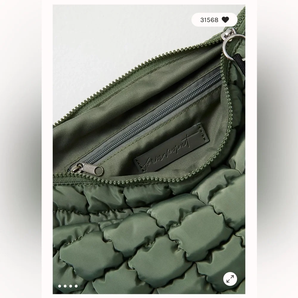 FP Movement Quilted Carryall NWT New with Tags Sage color Sold Out - Picture 3 of 7